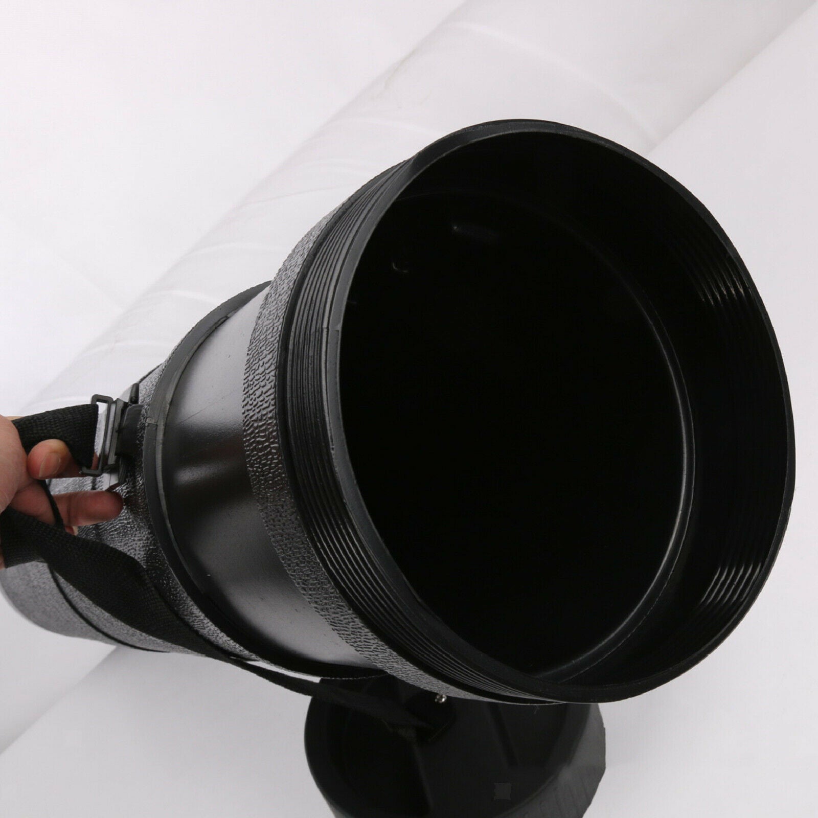 Black Plastic Telescoping Poster Artwork Document Storage Tube Scroll Case