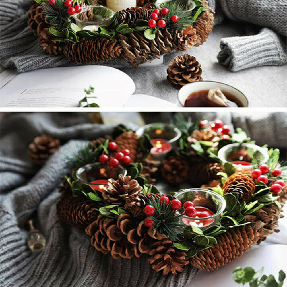 10x Big 8-10cm Natural Dried Pine Cones In Bulk Dried Flower For   Decor