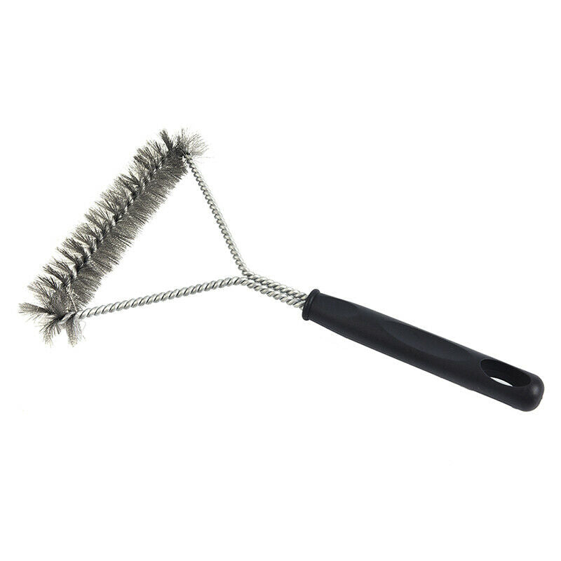 Kitchen BBQ Grill Barbecue Cleaning Brush Stainless Steel Cooking Tool Br.l8