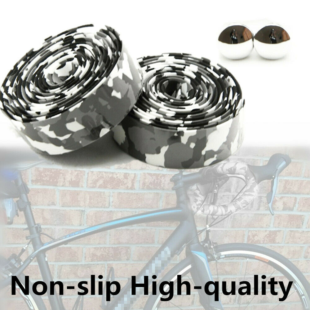 Handlebar Tape Camouflage Bike Grip Tape Road Bikes Bicycle Fixed Bandage 2Meter