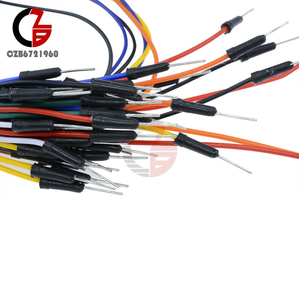 65PCS Breadboard Wires Jumper Cable Male to Male Solderless Flexible For Arduino