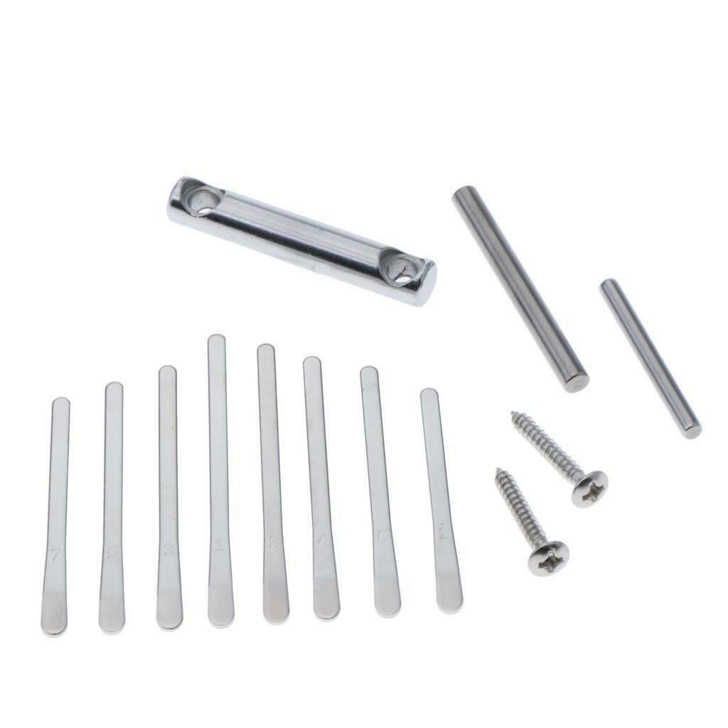 DIY Mini Kalimba 8 Key Finger Thumb Piano Steel /w Screws for Beginners