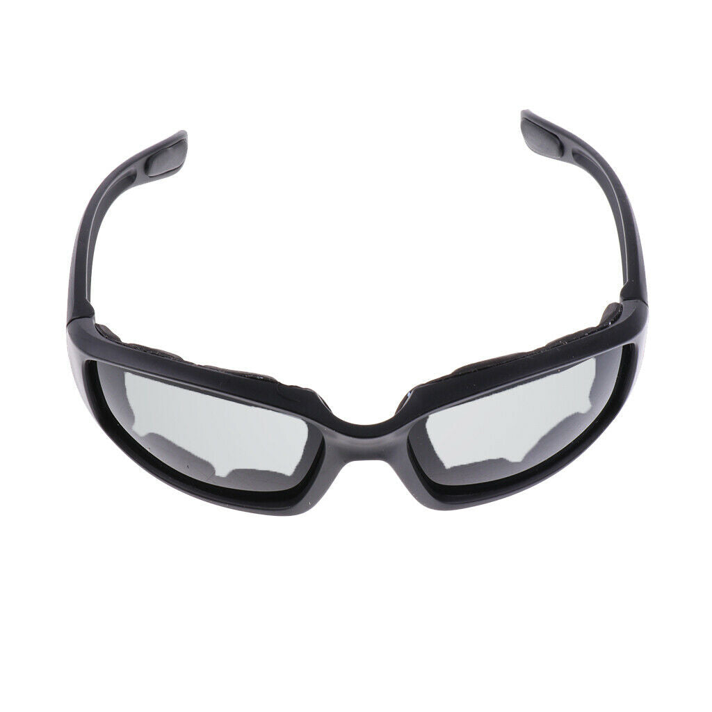 3 pieces of padded foam wind resistant motorcycle sunglasses