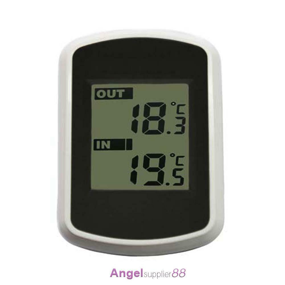 Digital Wireless Thermometer Clock Weather Home Indoor Outdoor Temperature Test