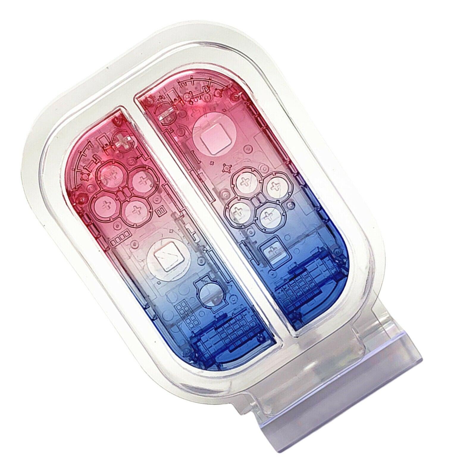 1 Set Housing Shell Handle Shell Colorful Bright For Joy-Con Blue and pink