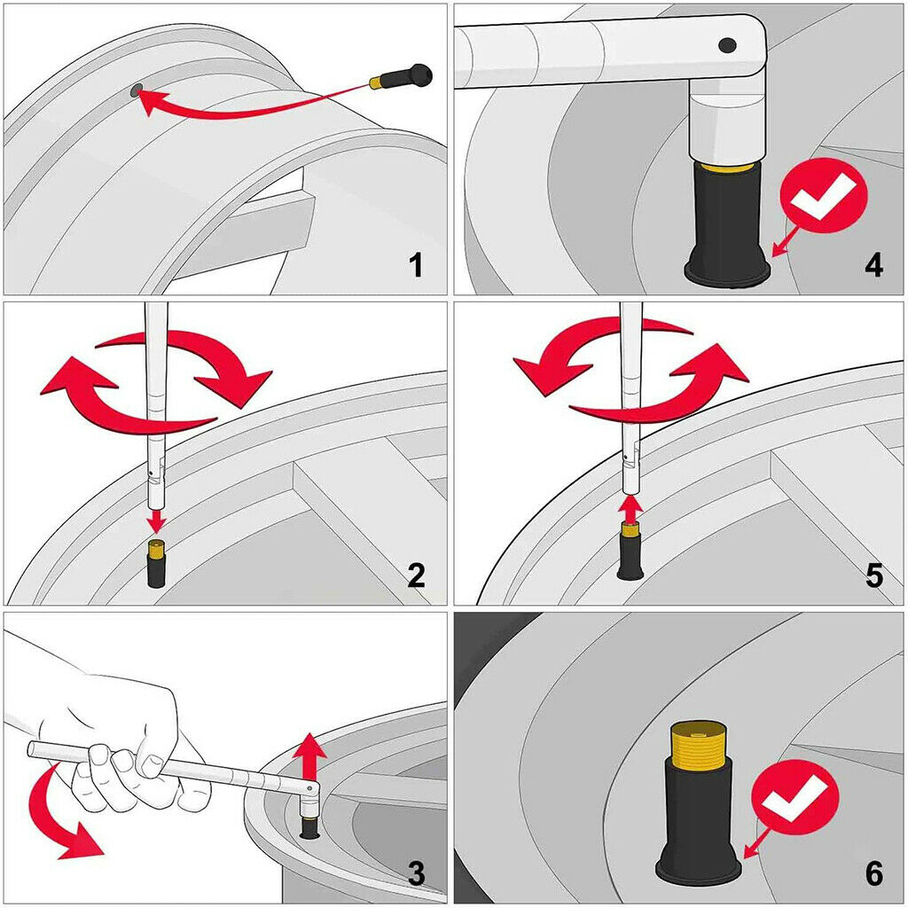 Tire Valve Trend Tool Remover TR412 Valve Tile Valve Operations