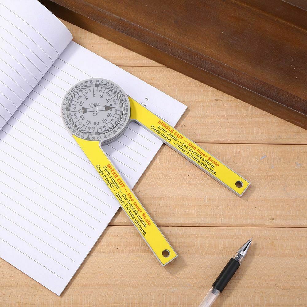 Miter Saw Protractor Accurate Angle Level Measurements Carpenter High-Accuracy