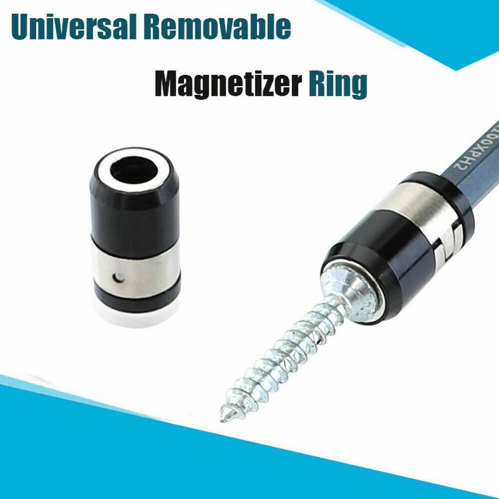 Magnetic Ring Strong Magnetizer Screwdriver Electric Hex Bit Head Lock Screw US