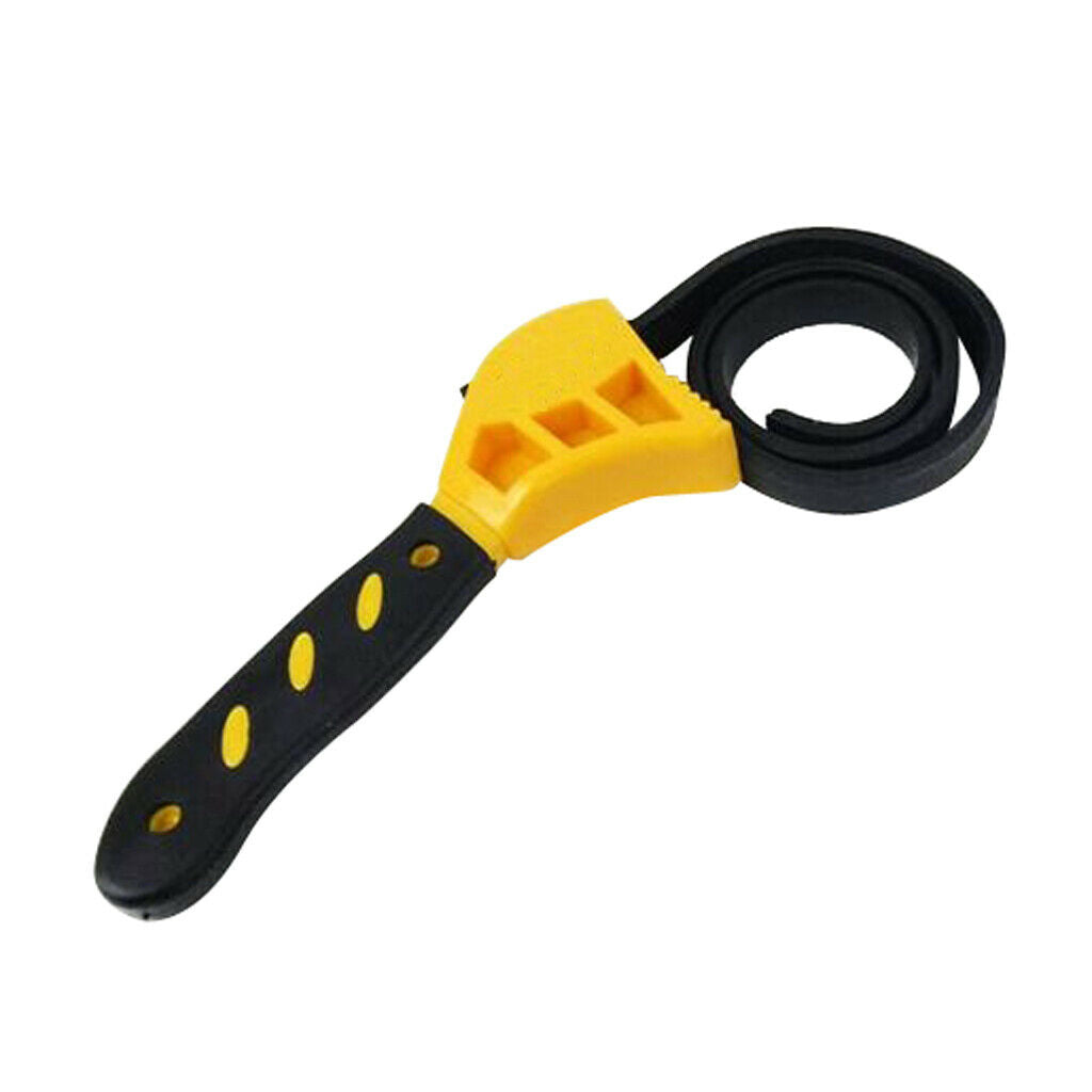 2x Large Car Oil Filter Removal Tool Strap Wrench Spanner DIY Jars Bottles