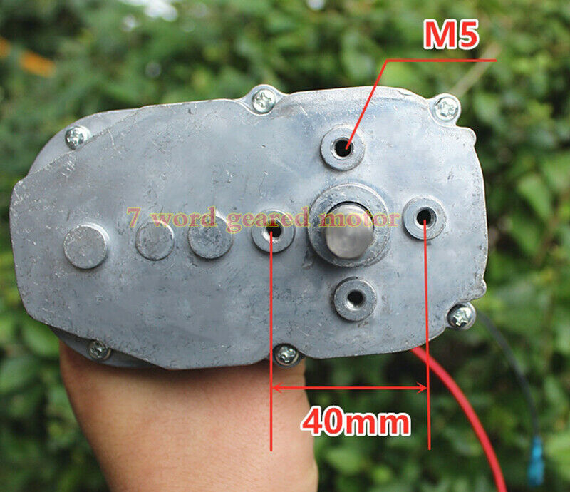 1pcs AC 220V rectifier geared motor 7-shaped high-power permanent magnet DC 300W