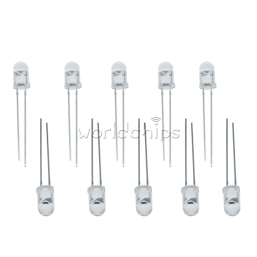 20PCS 5mm 850nm IR Infrared Launch Emission Tube Diode LED Lamp Emitting
