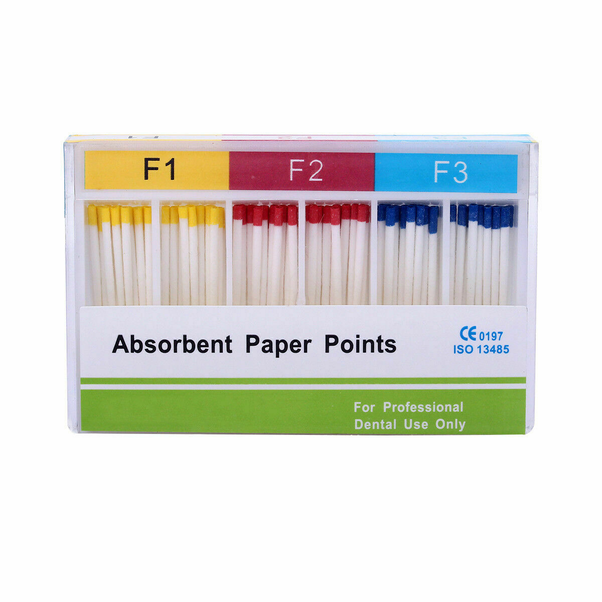 50 X Dental Endodontic Root Canal Absorbent Paper Points Materials F1 F2 F3 AZ