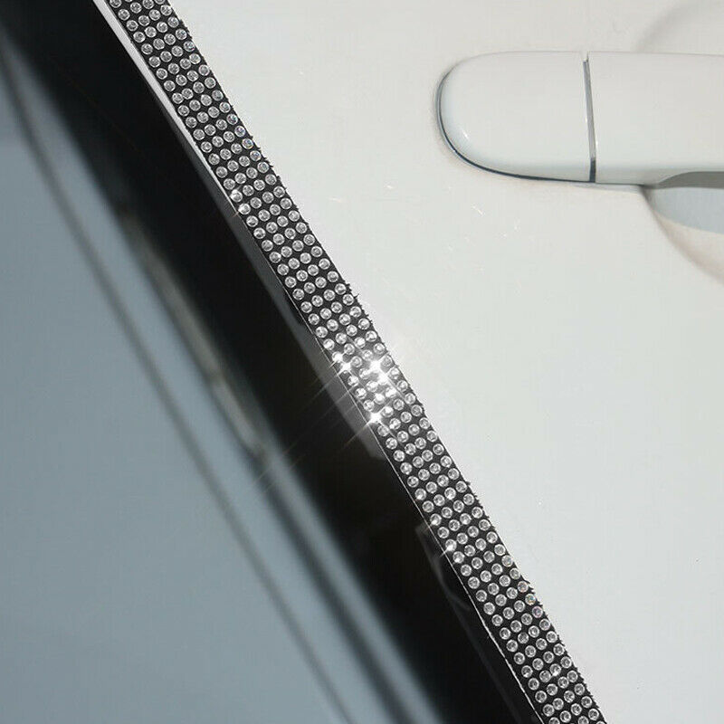 4pcs 90CM Car Body Panel Window Bumper Decoration Trim Shining AntiScratch Strip