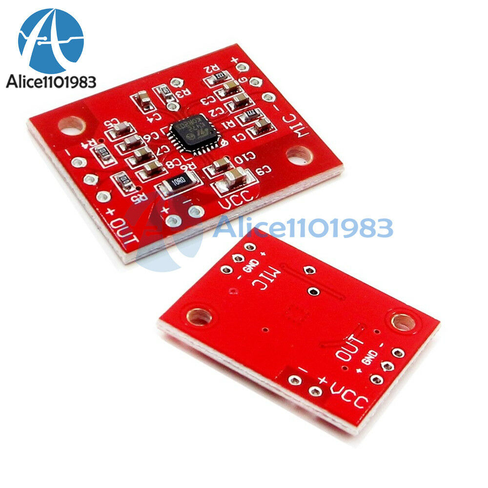 K472 Low Noise Electret Microphones Amplifier Board Replace MAX9812 Module