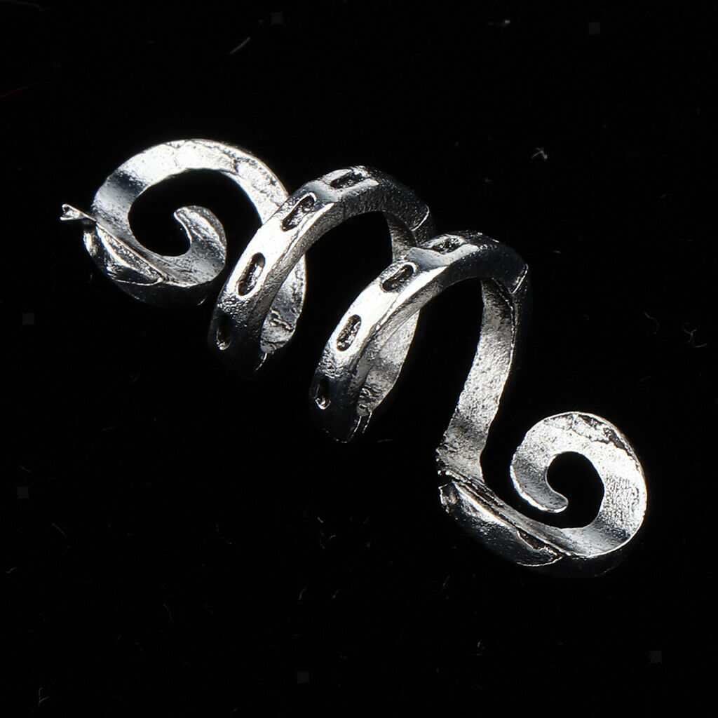 30 Pieces 1cm Dreadlocks Hair Braiding Beads Link Rings Clips Pendants
