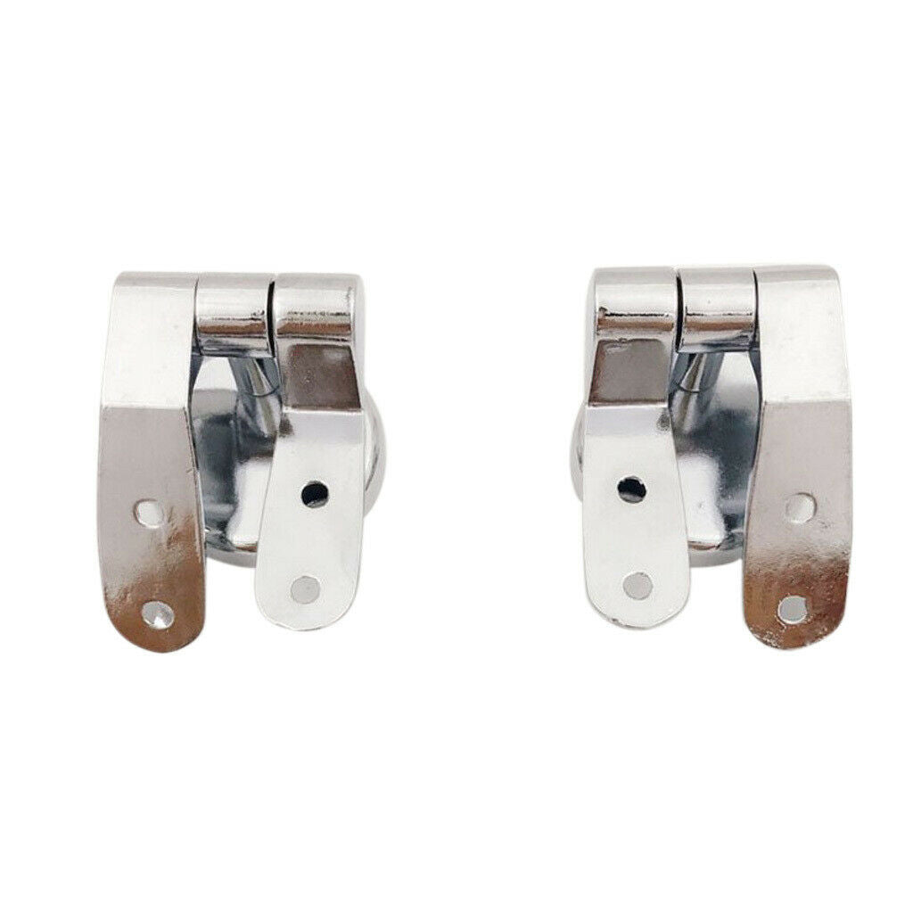 Zinc Alloy Replacement Toilet Seat Hinges Mountings Set Accessories