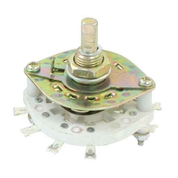 1P10T 1 Pole 10 Position One Deck 11 Pins Band Channel Rotary Switch R9K5K5