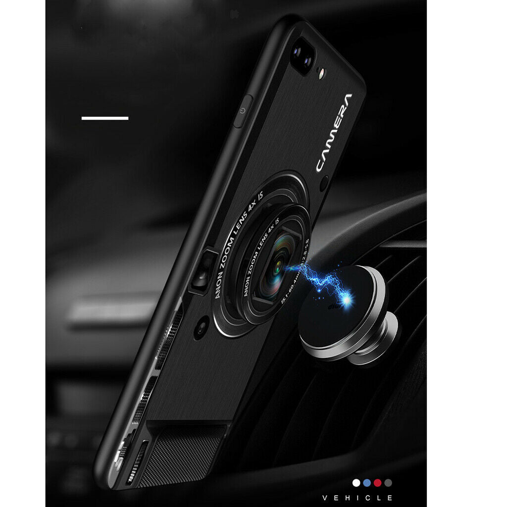 Creative Camera Auto Bracket Mobile Phone Case for Iphone7 plus/8 plus Cover