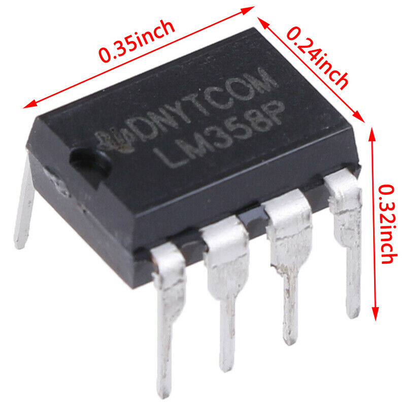 10 Pcs LM358P OPAMP DUAL 0-70DEG C 8-DIP*AUW Ad