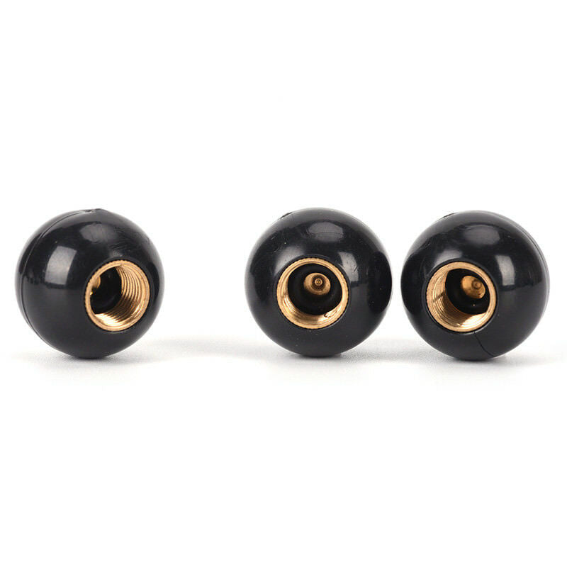 Black Pool 8-Ball Valve Stem Caps Motorcycle Car Truck SUV Bike Tire Air .l8