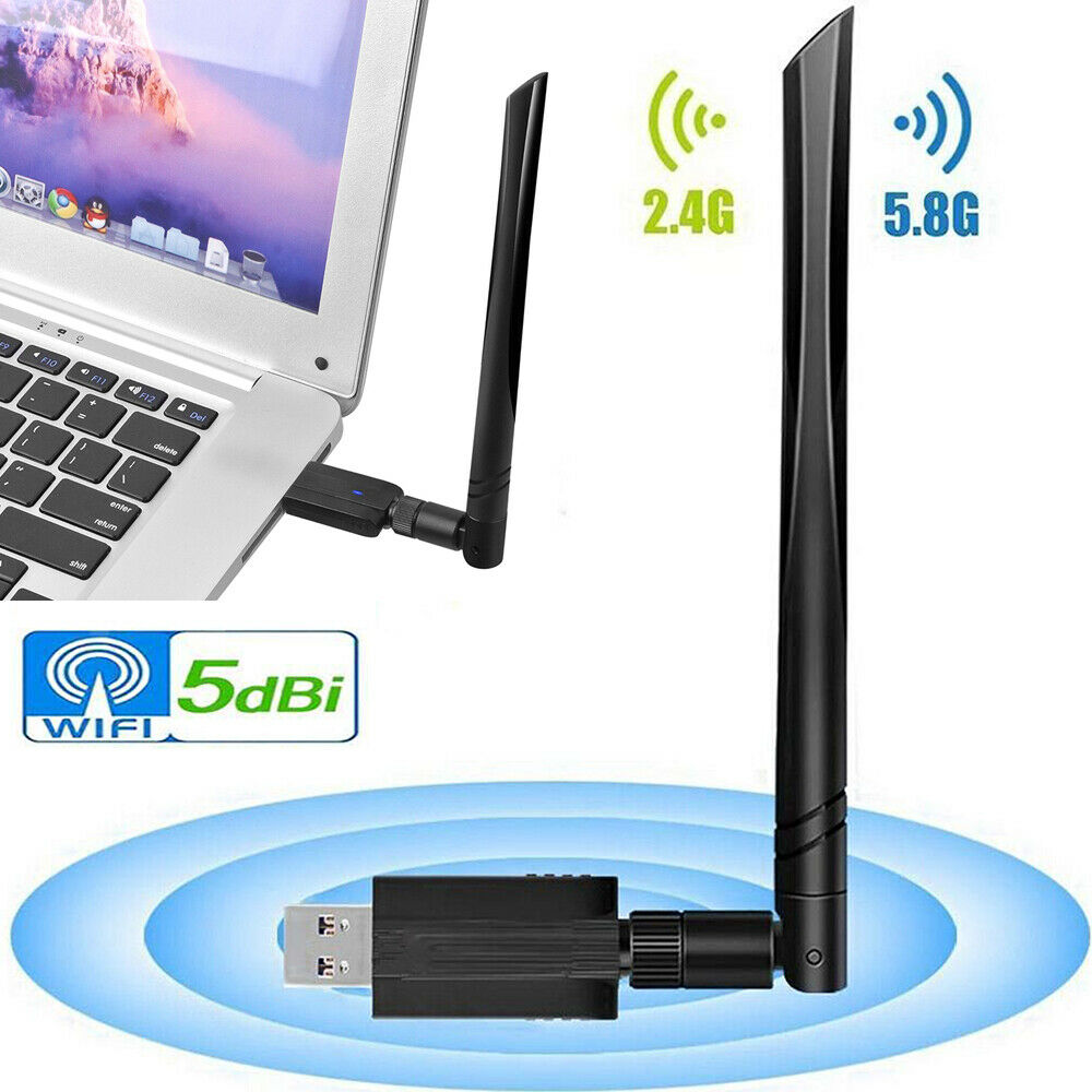 New USB Wifi Adapter 1200 Mbps USB 3.0 Wireless Adapter Receiver Transmitter!
