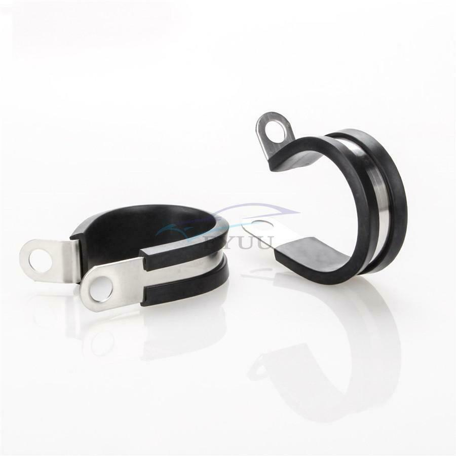 50 Pieces 6.5mm-25.5mm Hose Cable Frame Insulated Clamps Kit For Marine Car Home
