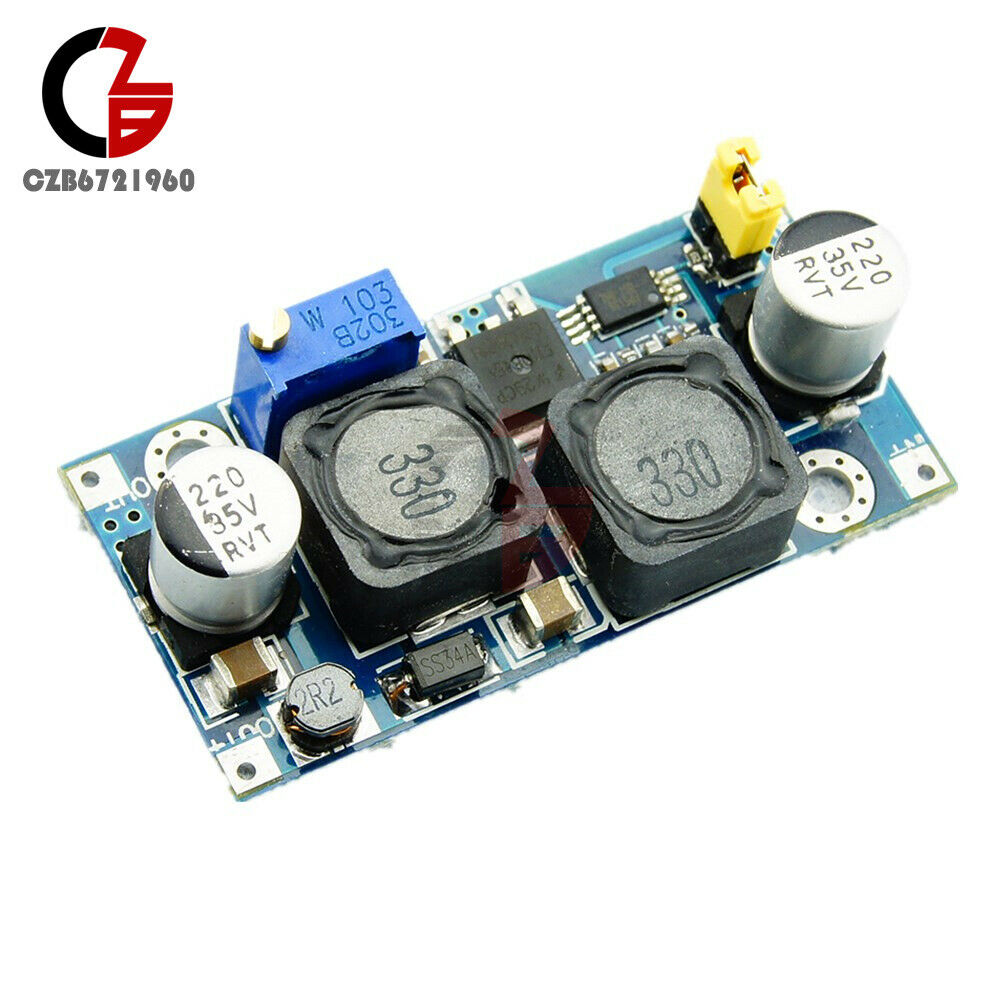 Auto DC 25W 3-15V to 0.5-30V Boost Buck Converter Solar Charge Voltage Regulator