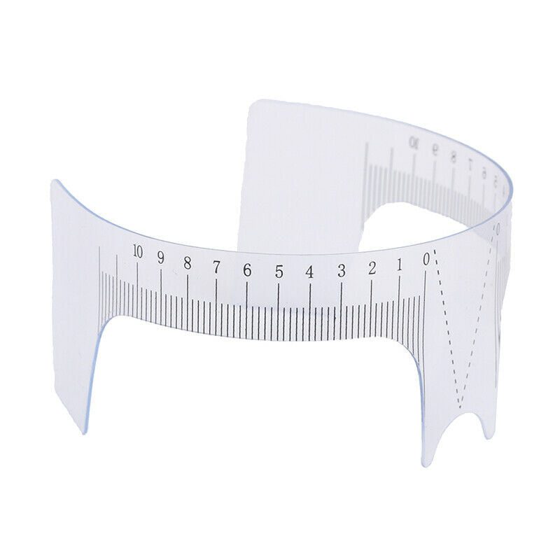 4pcs Reusable Permanent Eyebrow Ruler Tattoo Stencil Brow Grooming Measure ToSJ