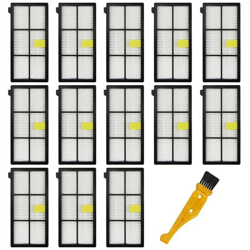 14Pcs Hepa Filters Replacement Parts for Irobot Roomba 870/800/880/960/980 RobK1