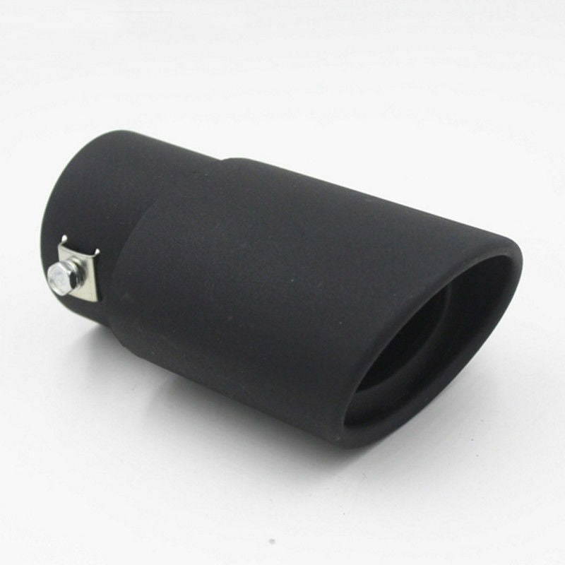 Universal 63mm Car SUV Exhaust Pipe Tip Tail Muffler 304 Stainless Steel Styling