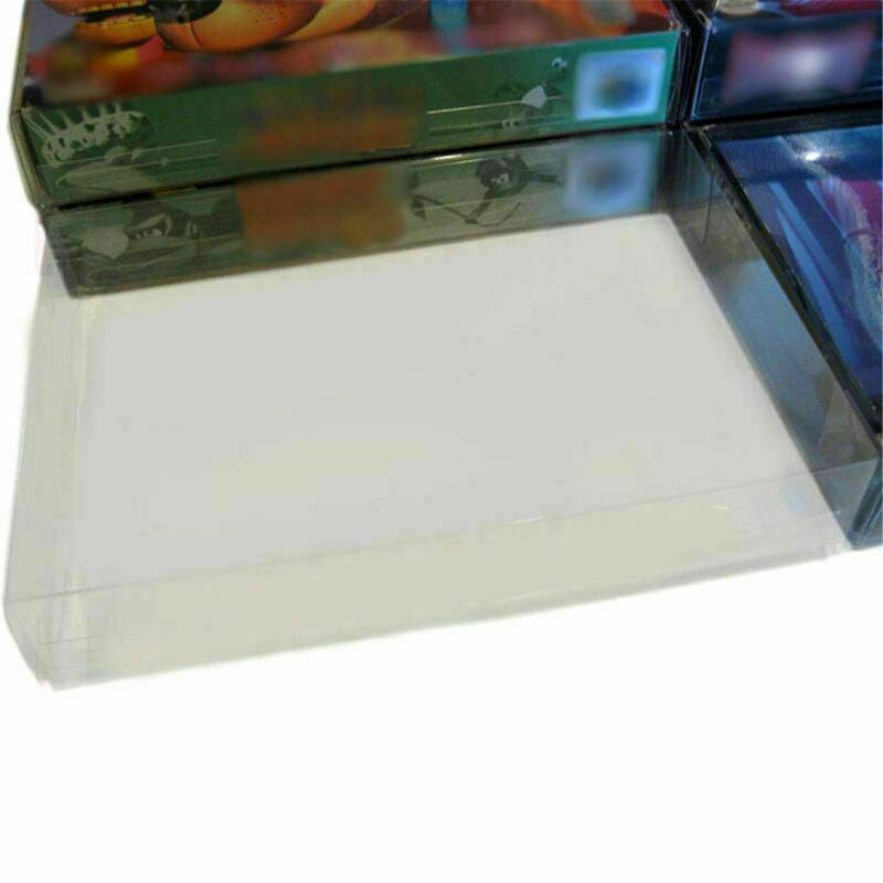 Clear PET Protective Box Case Sleeves Covers For SNES N64 CIB Boxed Games