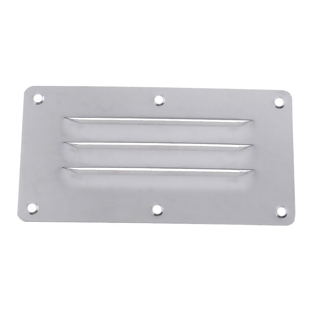 Boat Louver Vent Cover 3 Slot Ventilation - Marine 304 Stainless Steel