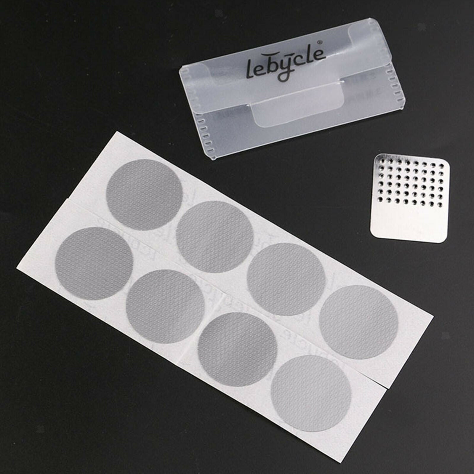 Glueless Bike Tire Patch Puncture Repair Kit Maintenance Set for MTB Bicycle