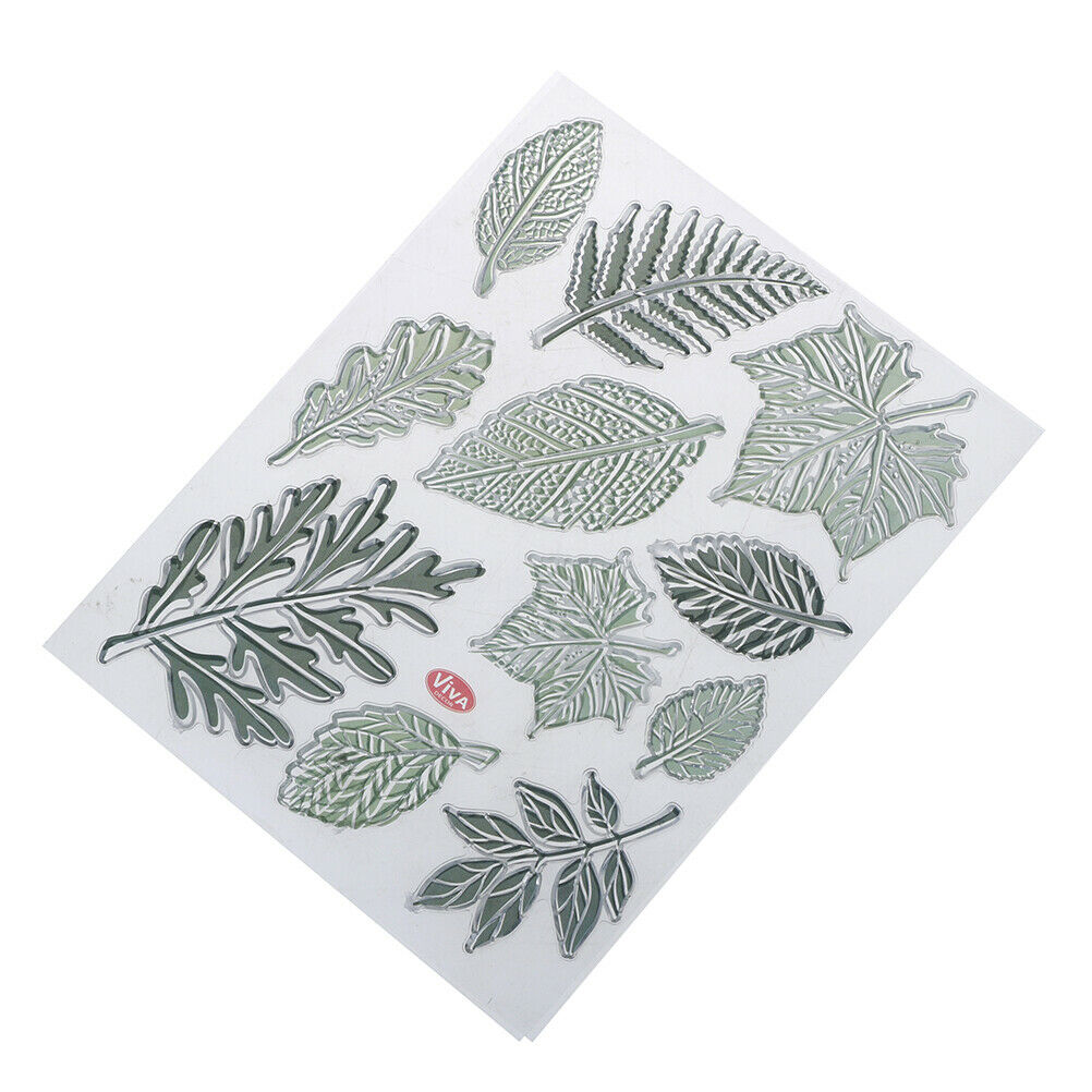 leaves transparent clear silicone stamp for diy scrapbooking photo decora.l8