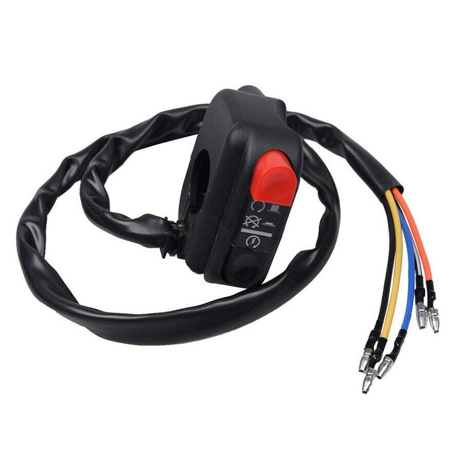 22mm 7/8" Motorcycle ATVs, Handlebar LED Headlight Lamp Switch On Off Control