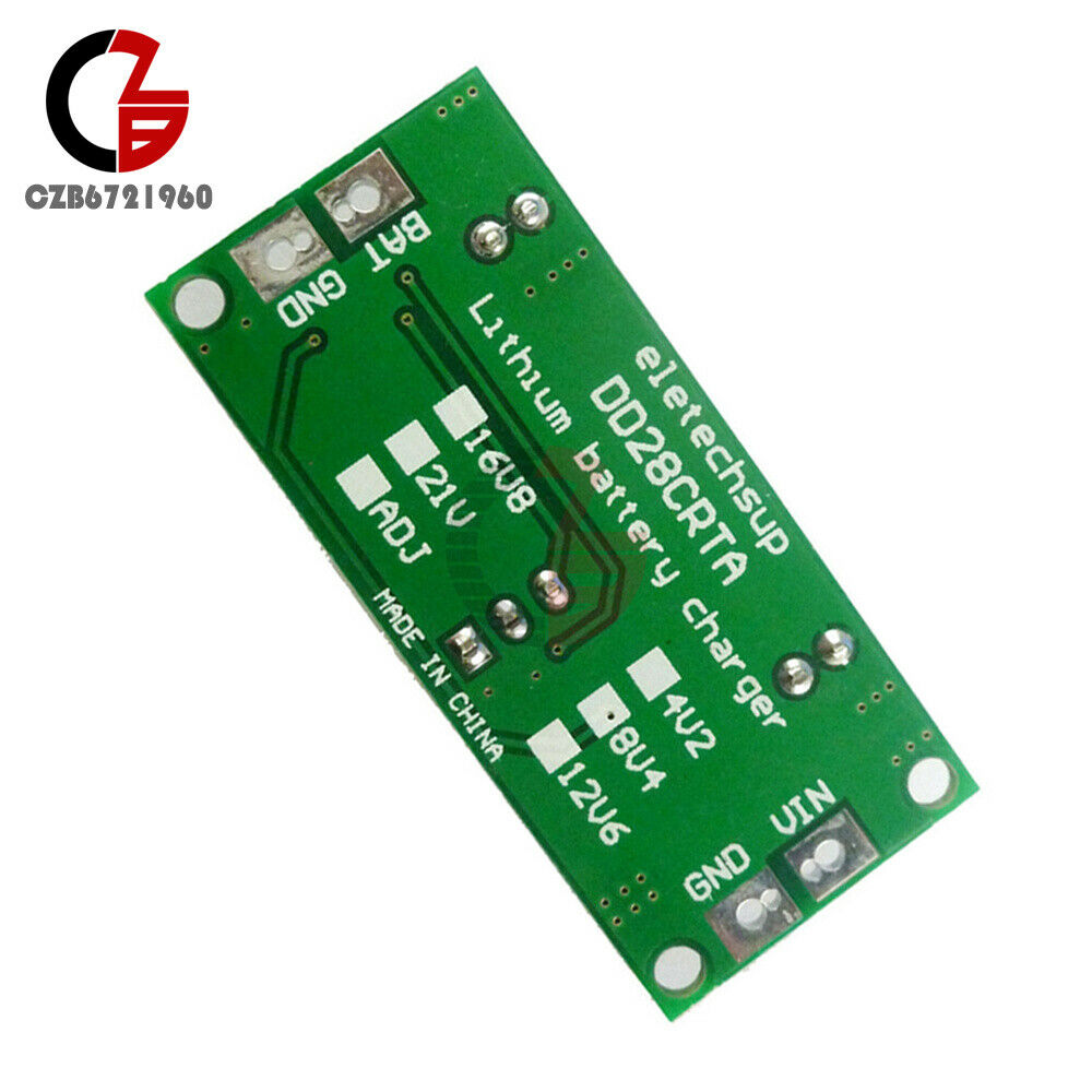 1A 3.7-18.5V DD28CRTA Battery Charger Lithium LiFePO4 Batteries Charging Board