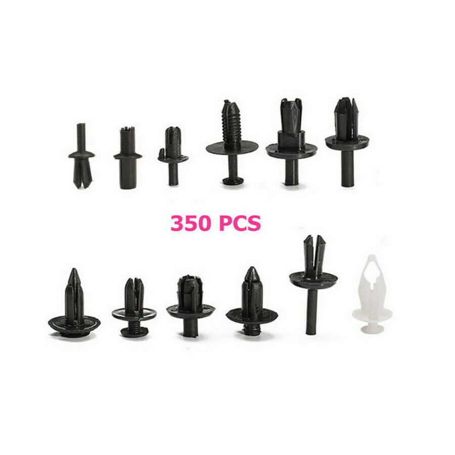 350Pcs nylon rivet fasteners Trim Moulding Clip Screwdriver Car Body Push Pin