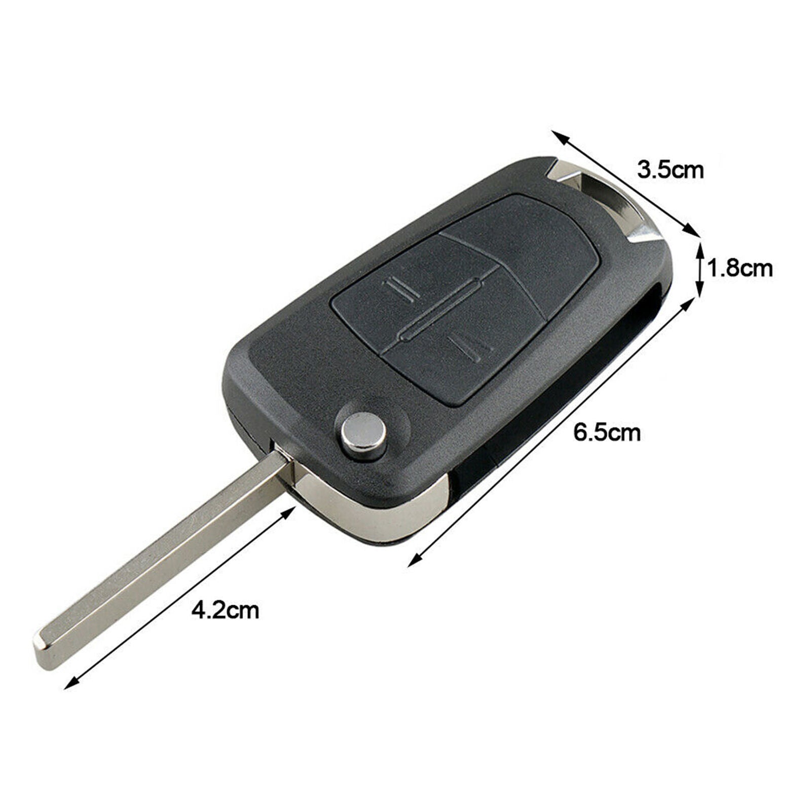 For Vauxhall Opel Corsa Astra Vectra Zafira 2Button Remote Flip Key Fob Case New