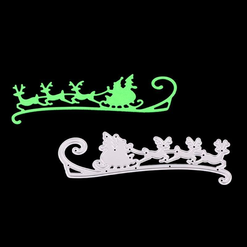 Christmas Sled Metal Cutting Dies Stencil DIY Scrapbooking Album Paper Card Mold