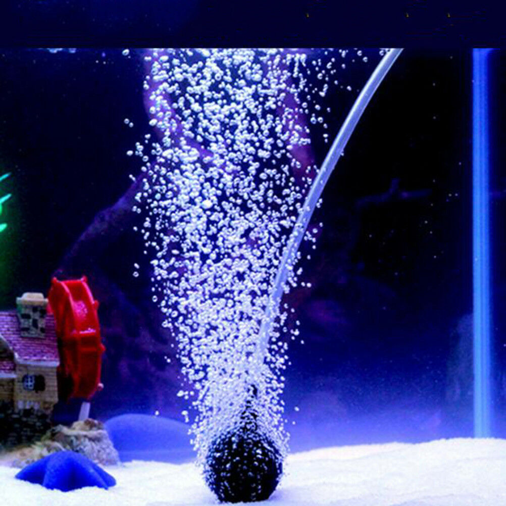 Aquarium bubble airstone aerator fish tank pond pump hydroponics disk dif.l8