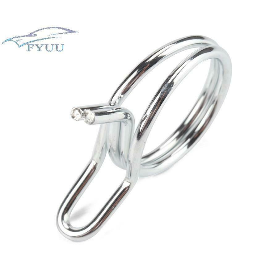 180X Double Wire Hose Tube Fuel Line Spring Clamps For Car Motorcycle RV Î¦5-Î¦24