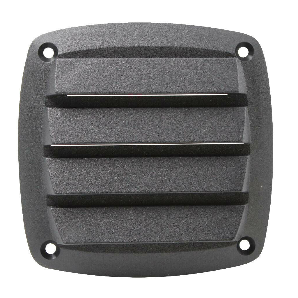 4 Inch Black ABS Plastic Louvered Vents Marine Yacht Air Vent Boat Hardware