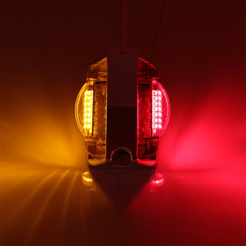2PCS Truck Trailer Tail 14LED Light Stop Rear Parking Turn Signal Reverse Lamps