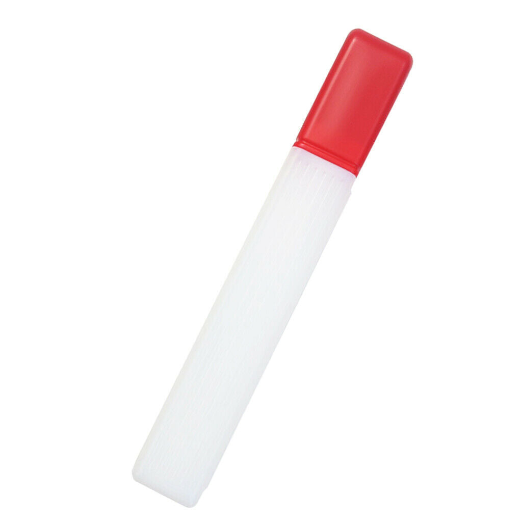 1pcs 41x6cm Plastic Knitting Needle Crochet Hook Tube Case Storage Holder Red