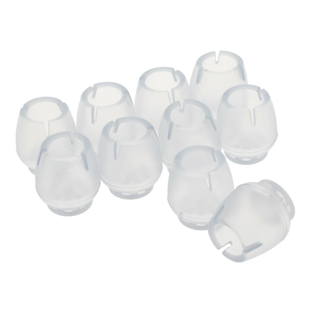 10 x Round Chair Leg Protectors Leg Caps Furniture Pads Floor Protector 12-16mm