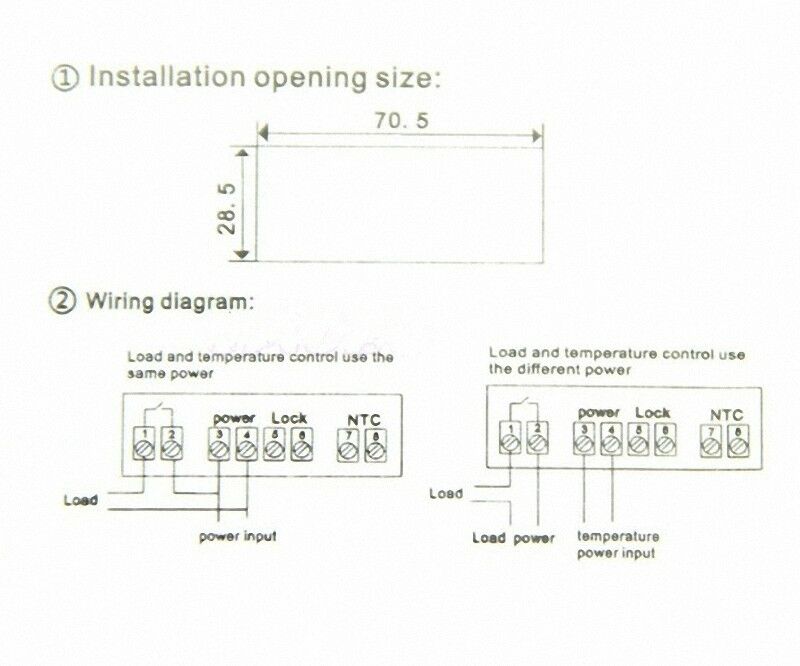 New AC 220~240V Digital Temperature Controller Thermostat Celsius