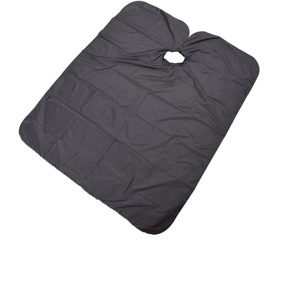 5Pcs Hair Cutting Capes Barbers Haircut Hair Coloring Gown Cloth Black