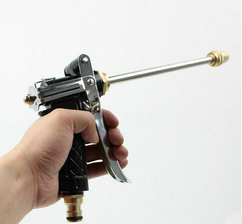 1 of Metal High Pressure Water Gun Wash Spray Car Brass Nozzle Sprayer Head