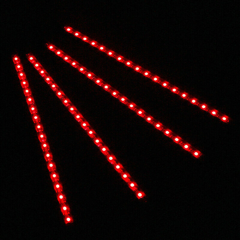 Car RGB 18LED Light Strip Interior Atmosphere Neon Lamp Remote Control MutiColor