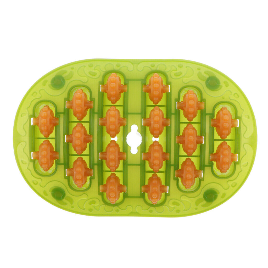 Plastic Foot Legs Reflexology Relief Acupressure Relaxation Massager Roller